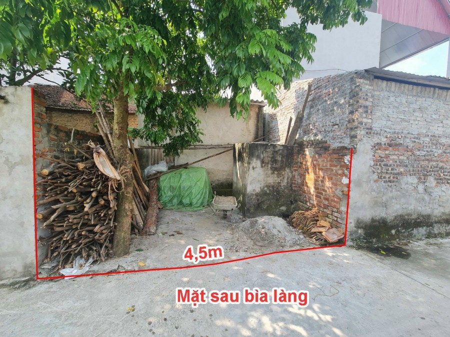 Bán đất dt 108m2 Bắc Hạ Quang Tiến Sóc Sơn 2 mặt tiền đường trước sau 6m