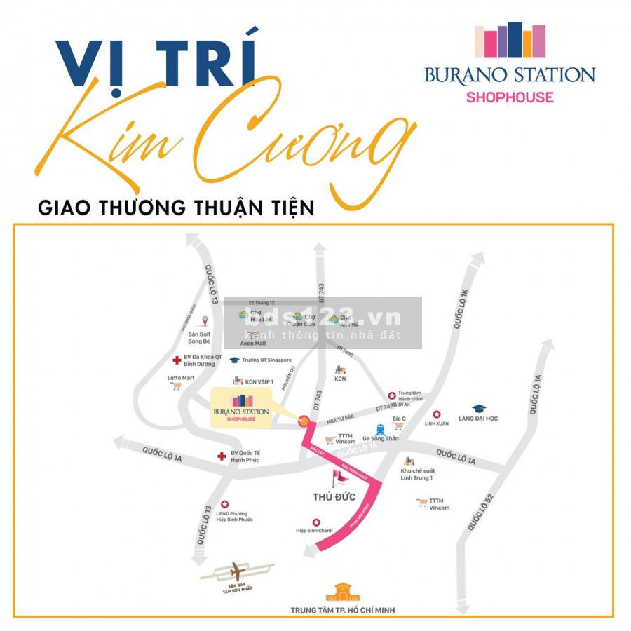 Cần Bán ShopHouse dt 5x15m, Mặt Tiền Ngã Tư 550. Update Giá & Chính Sách Mới Nhất Tháng 8/2021