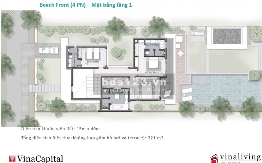 Biệt thự mặt biển Maia Quy Nhơn của Vinacapital, Fusion quản lý giá từ 23 tỷ/căn (gồm VAT)