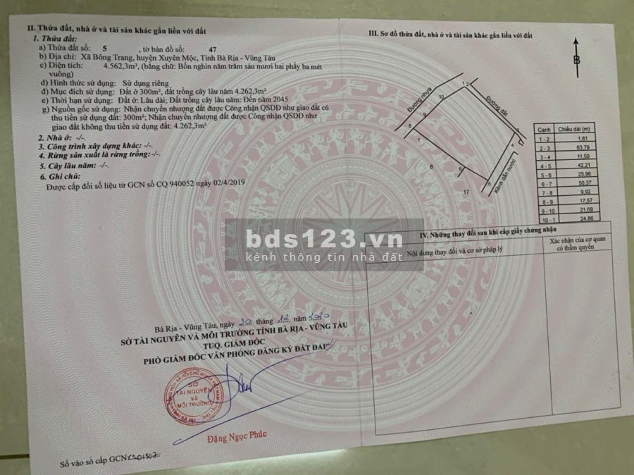 Bán đất có sẵn 7 căn nhà gỗ home stay giá 13ty Đường Quốc Lộ 55, Xã Bông Trang, Xuyên Mộc, Bà Rịa