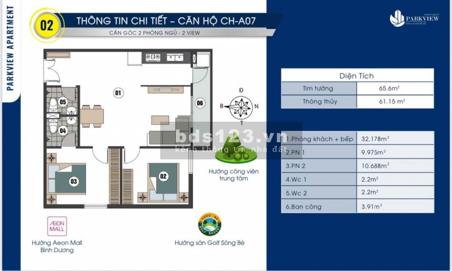 Chỉ Từ 339 Triệu Sở Hữu Căn Hộ 2PN Ngay Trung Tâm thành phố