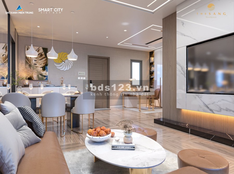 Khám phá chất sống nghĩ dưỡng ngay trước thềm nhà tại căn hộ The Sang Residence ck cao 17%
