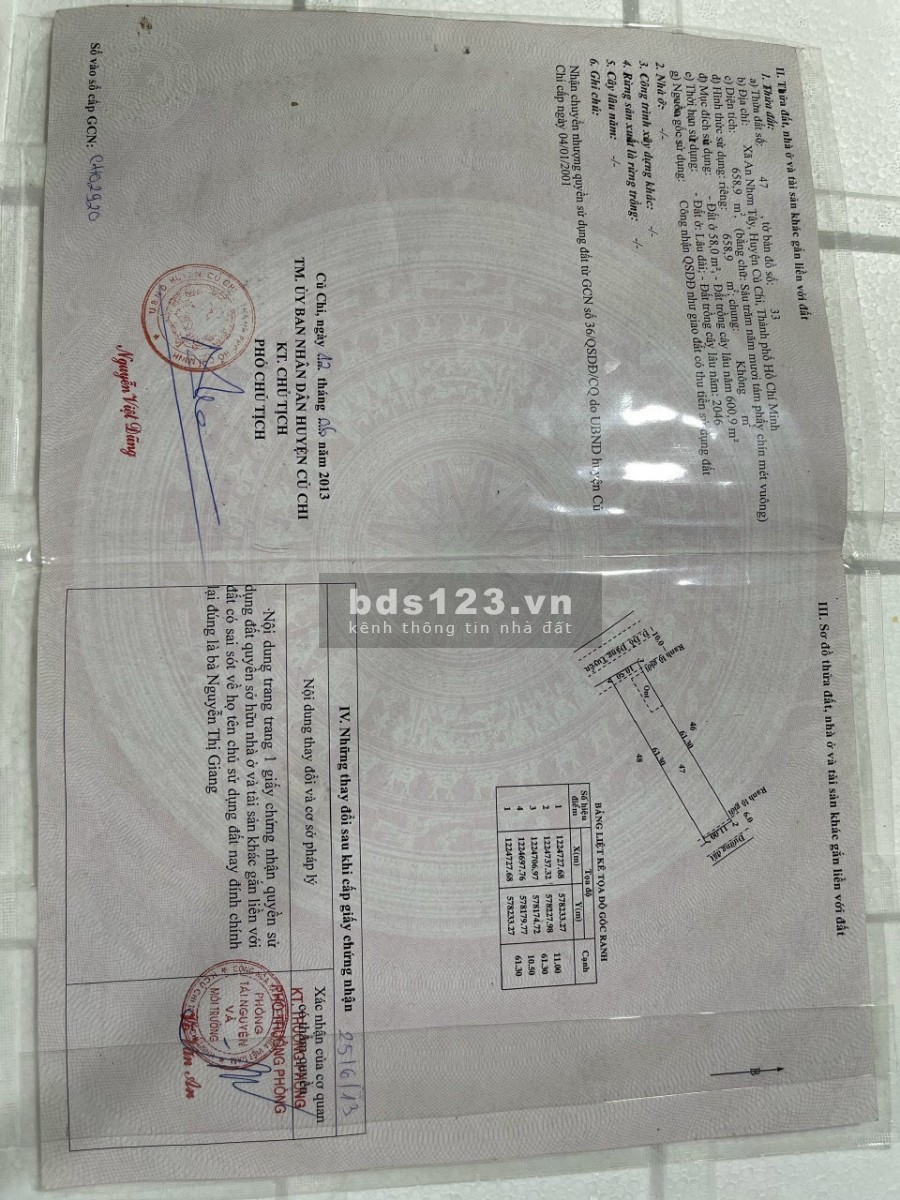Cần bán mặt tiền Đỗ Đăng Tuyễn xã An Nhơn Tây đất cách chợ lô 6 300m đông dân cư