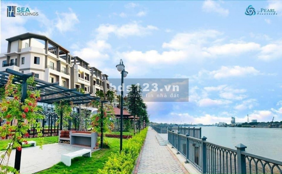Bán nhà phố hướng Tây Nam View trực diện sông cực mát, diện tích 210m2 giá 4.037 tỷ