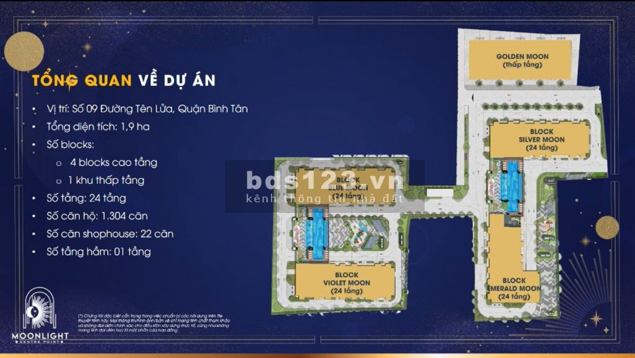 Giữ chỗ có hoàn lại Dự án Moonlight Centre Point khu Tên Lửa quận Bình Tân, chỉ 55tr/m2