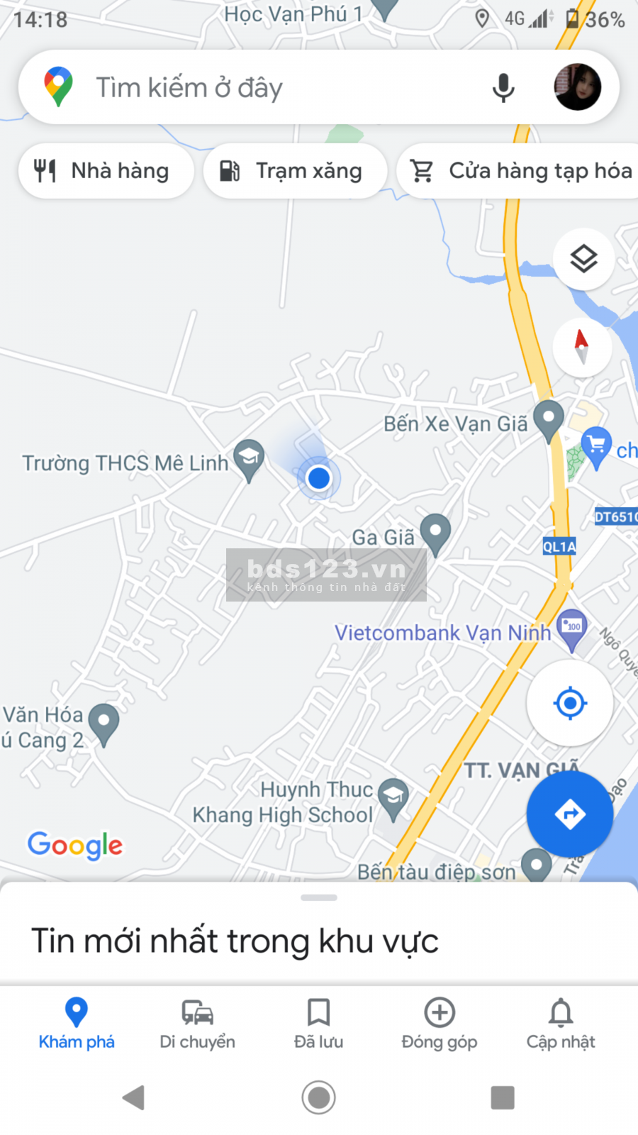 Bán đất 120m vạn phú Vạn Ninh Khánh Hòa, giá bán 10 triệu/m2, vị trí trung tâm, thuận tiện