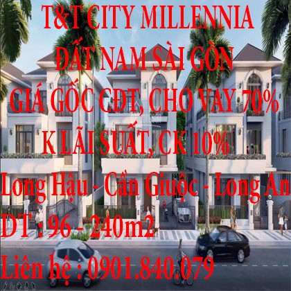 Bán đất giá sốc chủ đầu tư, cho vay 70% không lãi suất, ck 10% Dự án Long Hậu, Cần Giuộc, Long An