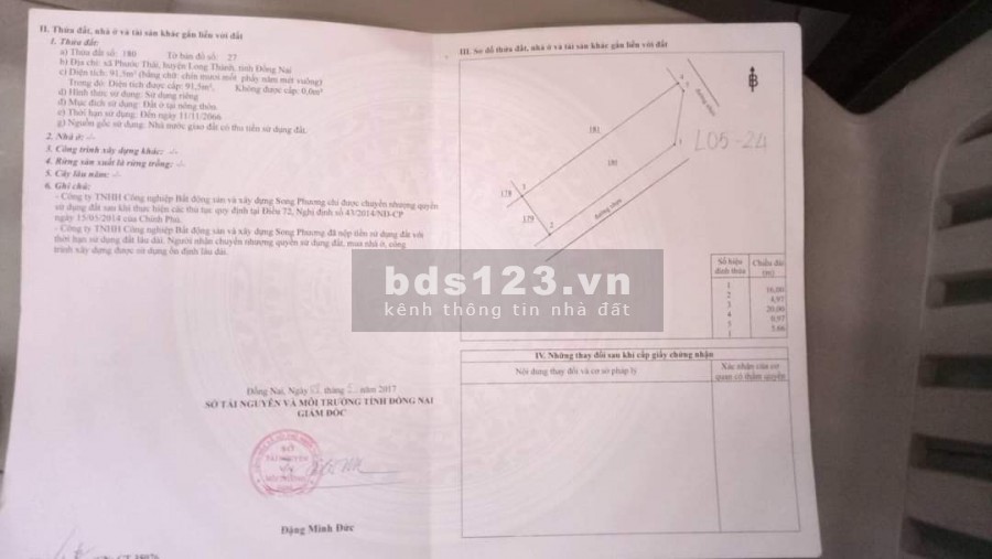 Duy Nhất Lô Góc 2 Mặt Tiền Đối Diện Trung Tâm Hành Chính, giá bán 1.85 tỷ, sổ sẵn