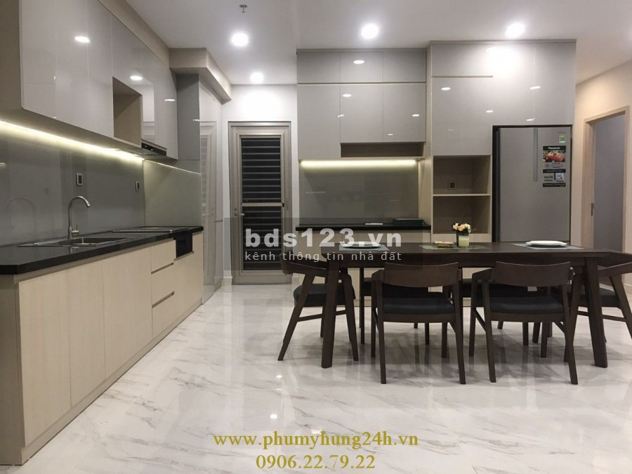 Cho Thuê Căn Hộ Midtown M6 3 Phòng Ngủ View Sông Giá Thuê 1700$ LH 0906227922