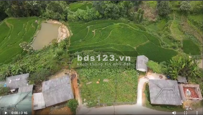 Mảnh đất Sa Pa 2 view ruộng bậc thang cực đẹp mt 18m quy hoạch đất ở Sín Chải