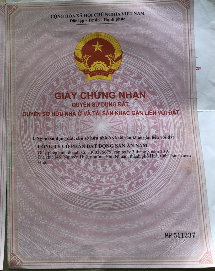 Cần Bán Gấp Lô Đất ở LK9, Khu Quy Hoạch Hương An- Ân Nam Phường Hương An Thị xã Hương Trà Thừa Thiên Huế GIÁ TỐT