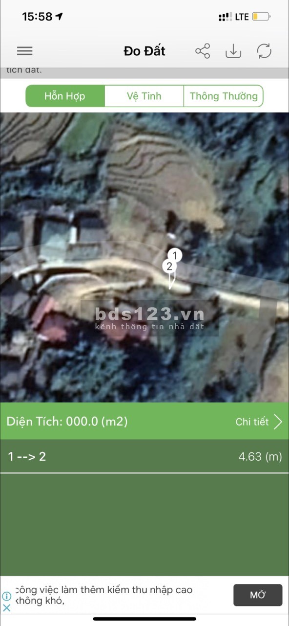 Mảnh đất Sa Pa 2 view ruộng bậc thang cực đẹp mt 18m quy hoạch đất ở Sín Chải