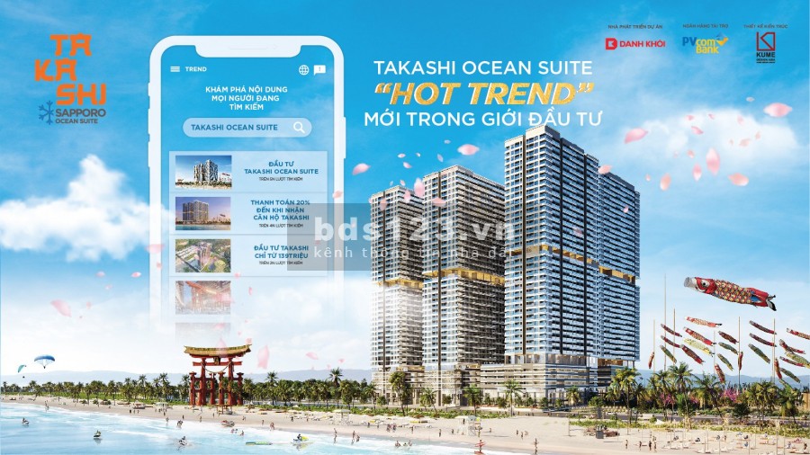 Hot nhất mùa hè năm 2021 siêu phẩm căn hộ nhật Quy Nhơn, chung cư Takashi Ocean Suite