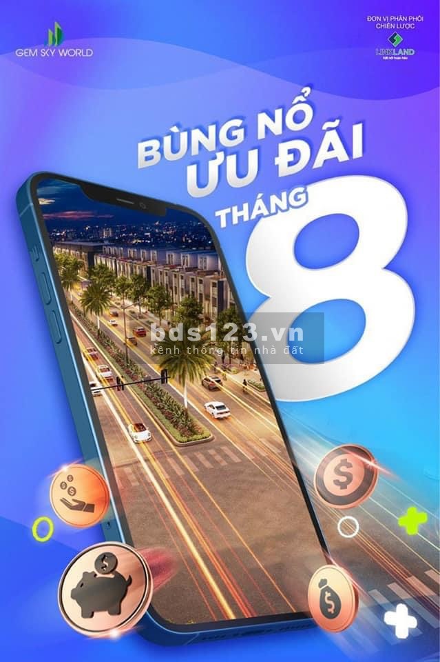 Bán đất nền, nhà phố Gem Sky World ngay quốc lộ 51 liền kế sân bay Long Thành