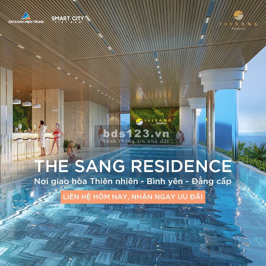 Chung cư cao cấp The Sang Residence nghĩ dưỡng tại gia tiện ích quanh nhà ck khủng đến 17%