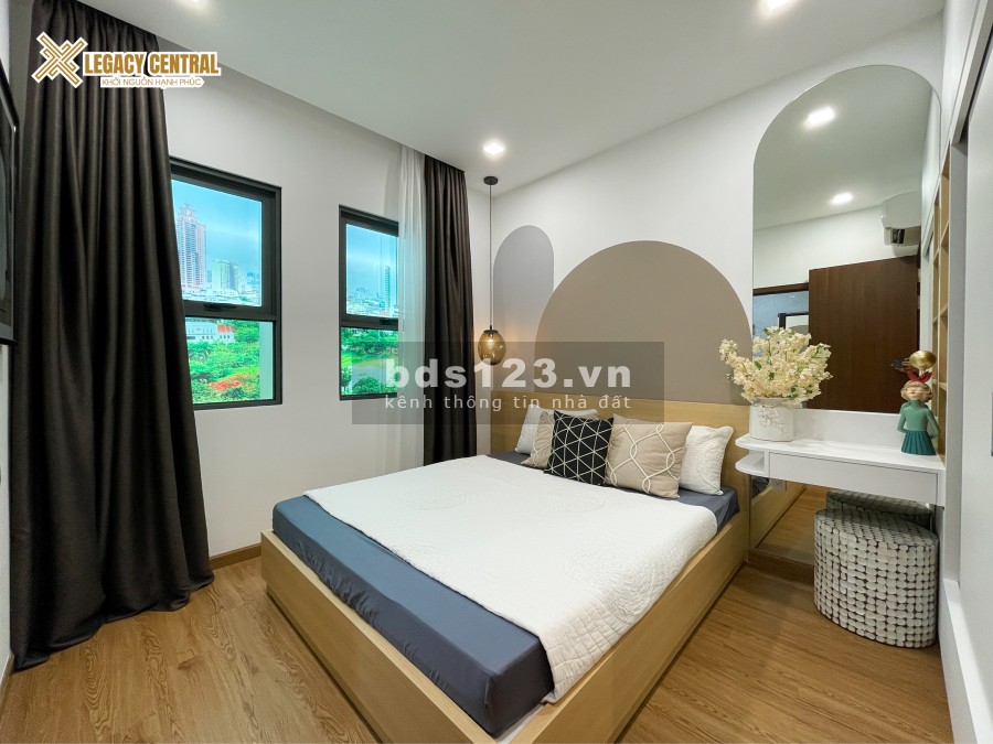 Nhận booking căn hộ Leggacy Central Thuận An, thanh toán đợt 1 chỉ 135 triệu (15%), sổ sẵn