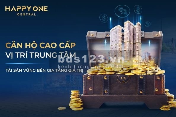 Lợi nhuận kép khi đầu tư căn hộ Happy One Central, căn hộ thông minh trung tâm, sổ sẵn