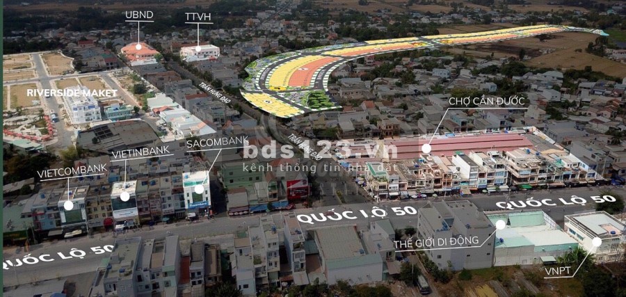Bán 100m2 đất chợ Cần Đước sổ hồng riêng giảm giá mạnh mùa dịch liên hệ Phụng