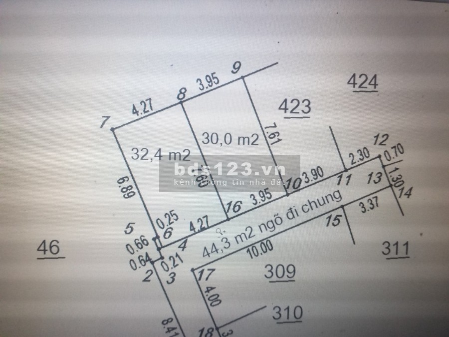 Bán gấp lô đất thổ cư diện tích 32m2 tại phường Phú Diễn giá bán 2,2 tỷ, thương lượng