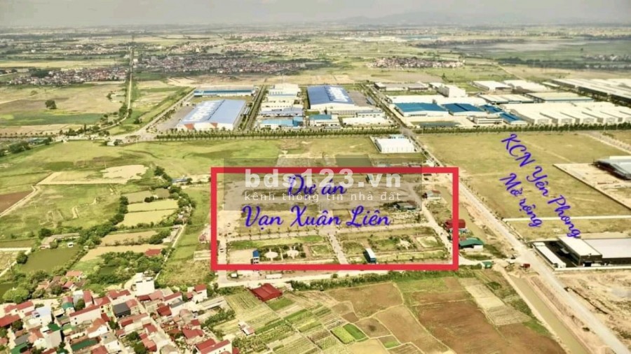 Bán nhanh suất ngoại giao CL4 khu công nghiệp Yên Phong mở rộng, pháp lí chính chủ