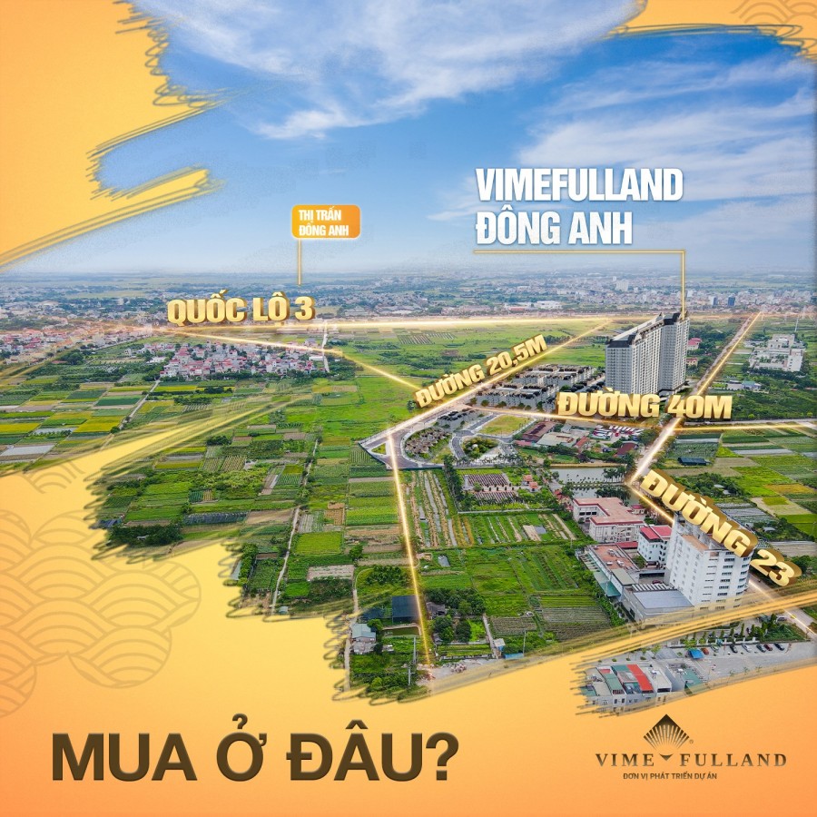 Dự án thấp tầng đáng đầu tư nhất hiện nay tại thị trường Bất động sản Đông Anh, hỗ trợ vay
