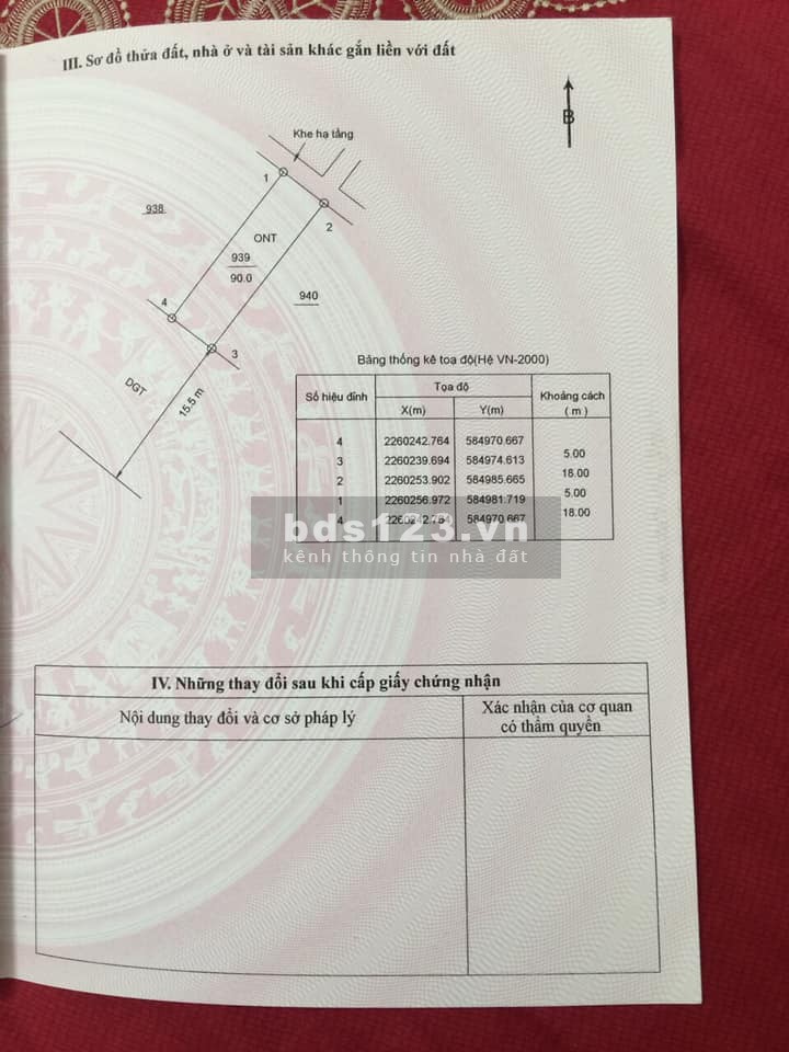 Bán lô liền kề 10 khu đô thị Vũ Phúc, Thái Bình, diện tích 90m2, giá bán 30 triệu/m2, lhcc