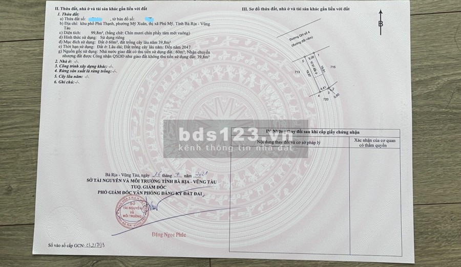 Đất Nền Khu Đô Thị Mới Ngay Trung Tâm Thành Phố Cảng Phú Mỹ Nơi Sinh Sống Đẳng Cấp Sang Trọng