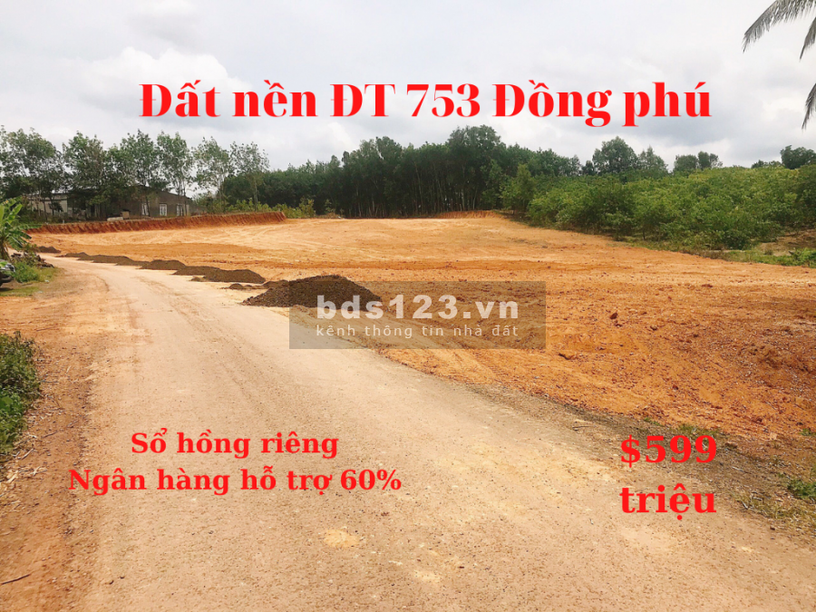 Chỉ 599 triệu sở hữu ngay lô đất 250m2 nội khu đường ĐT 753, LH 0896648881