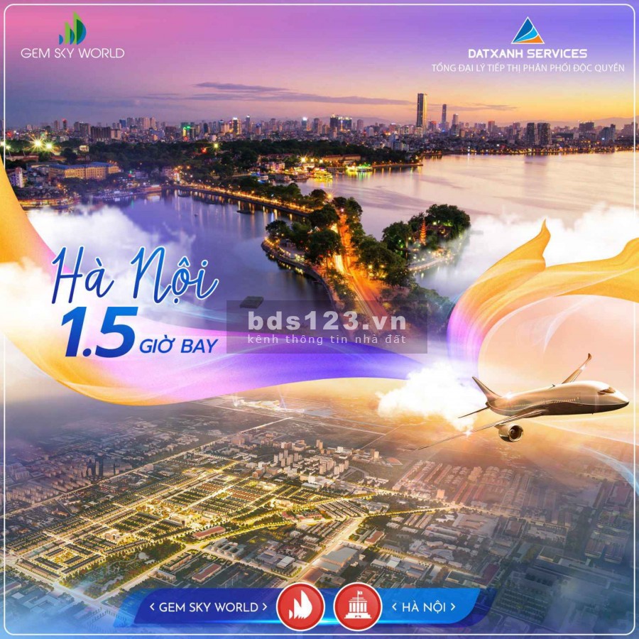 Thông tin dự án Gem Sky World - Liền Kề Sân Bay Long Thành Giá chỉ từ 650tr/ nền. Lh 0947417618