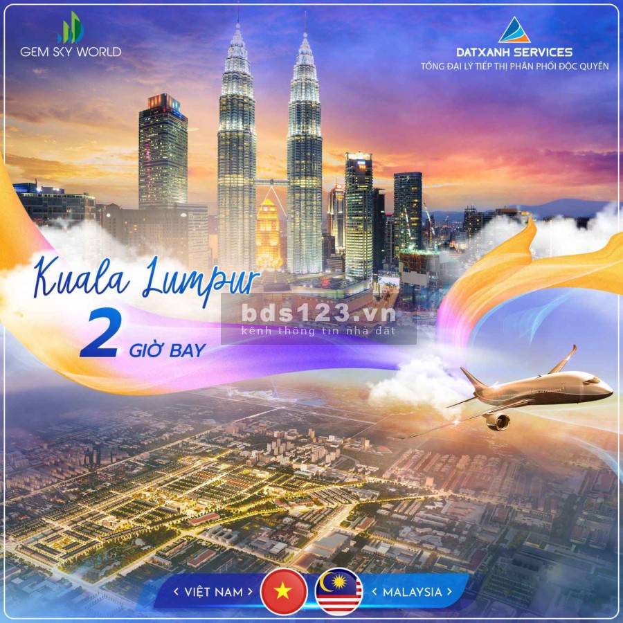 Thông tin dự án Gem Sky World - Liền Kề Sân Bay Long Thành Giá chỉ từ 650tr/ nền. Lh 0947417618