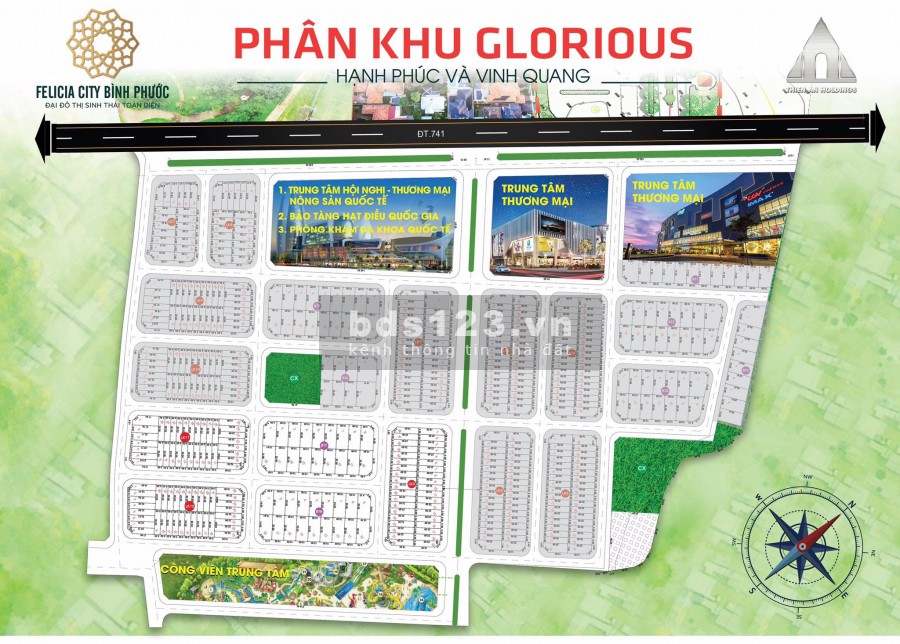 Bán siêu phẩm đất nền đại đô thị sinh thái toàn diện. đầu tiên tại Bình Phước, giá tốt đầu tư