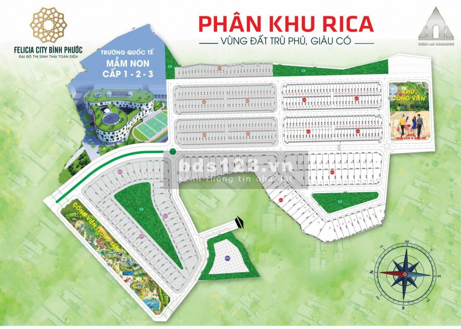 Bán siêu phẩm đất nền đại đô thị sinh thái toàn diện. đầu tiên tại Bình Phước, giá tốt đầu tư