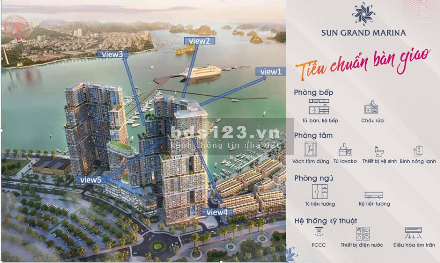 Chính chủ bán căn Studio T4.3005 view bãi tắm, công viên Sun world thuộc dự án Sun Marina Town