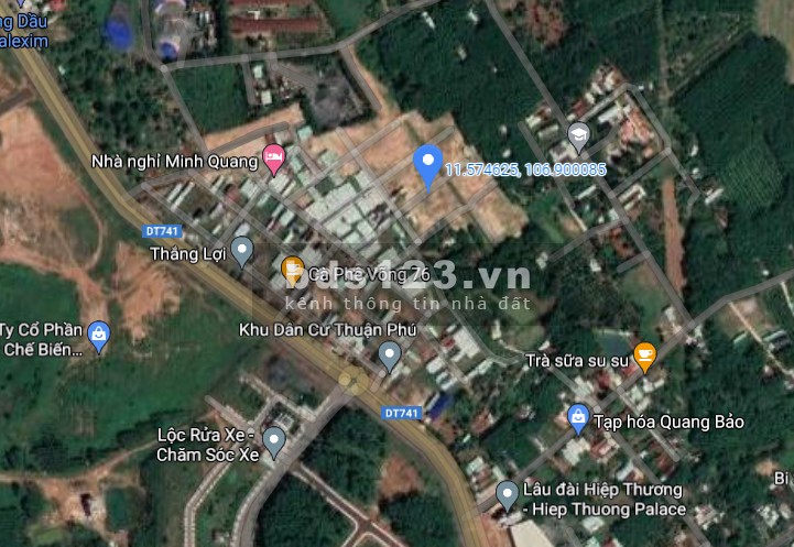 Chỉ 278 triệu sở hữu Đất nền thổ cư tại Đồng Phú (Lan Nhi: 0386831265), pháp lí sổ hồng riêng