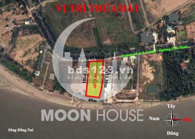 4873.8m2 mặt tiền đường, đất ven sông phường Long phước Thành phố Thủ Đức LH: 0907016378