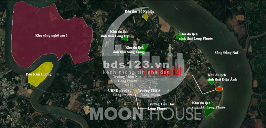 4873.8m2 mặt tiền đường, đất ven sông phường Long phước Thành phố Thủ Đức LH: 0907016378