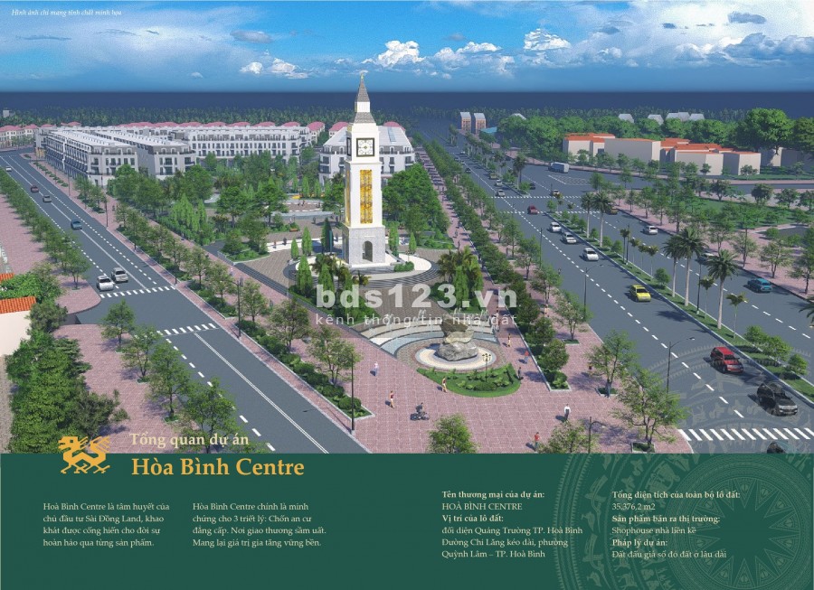 Suất ngoại giao duy nhất dự án TSG trung tâm Hòa Bình, giá đầu tư cực tốt chỉ 34 triệu/m2