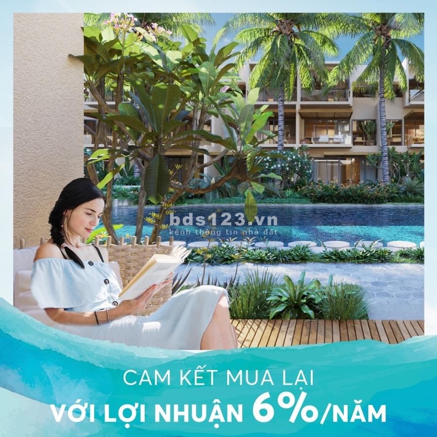 Nhà Vườn Biệt Thự bên Biển, thiết kế 2 mặt tiền cam kết mua lại với lãi suất 6%