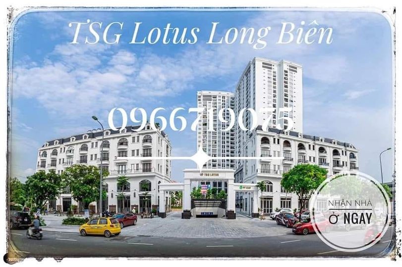 Bán căn hộ sổ đỏ trao tay chung cư TSG Lotus Sài Đồng, hỗ trợ vay 70% giá trị căn hộ