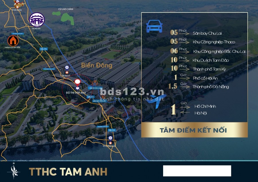 Dự án Trung Tâm Hành Chính Tam Anh sắp đóng giỏ hàng giai đoạn 1 với nhiều ưu đãi cực hấp dẫn