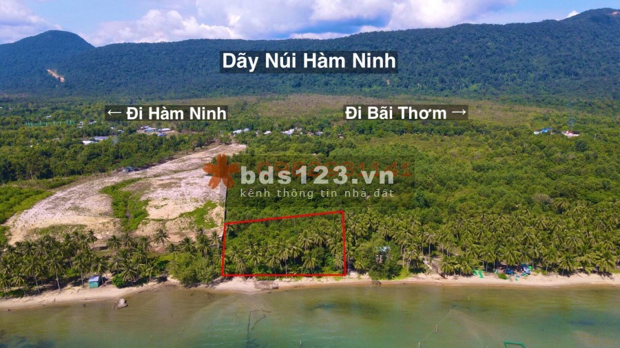 Bán mảnh đất mặt biển ngắm bình minh sổ sẵn chính chủ tại thành phố Đảo Phú Quốc, giá tốt