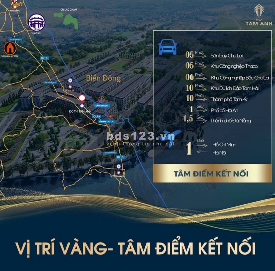 Cơ hội cuối cùng sở hữu đất trung tâm Núi Thành, chiết khấu lên đến 4%, sổ đỏ lâu dài