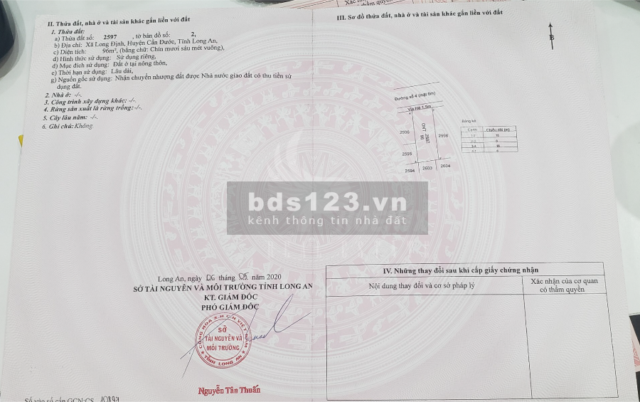 Đất nền giá rẻ sổ hồng riêng tại KCN Thuận Đạo, Cần Đước, Long An