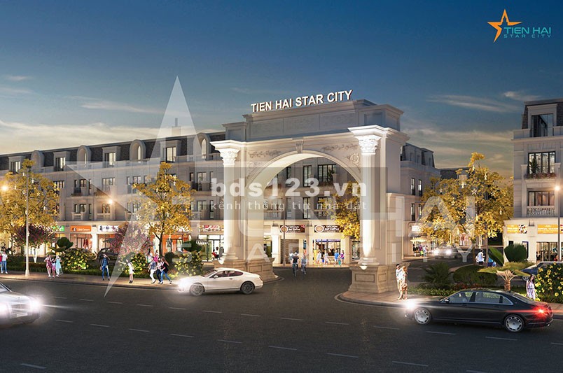 Tặng 20triệu, chiết khấu 4%, vay ưu đãi 70% Tiền Hải Star City 1,6tỷ/nền, đã có sổ, đã xong hạ tầng