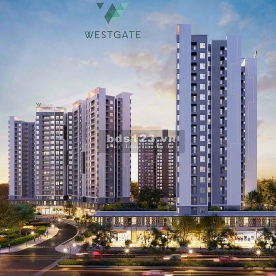 Căn hộ cao cấp chung cư Westgate Bình Chánh 2PN 2WC, 30% nhận nhà, pháp lí đủ