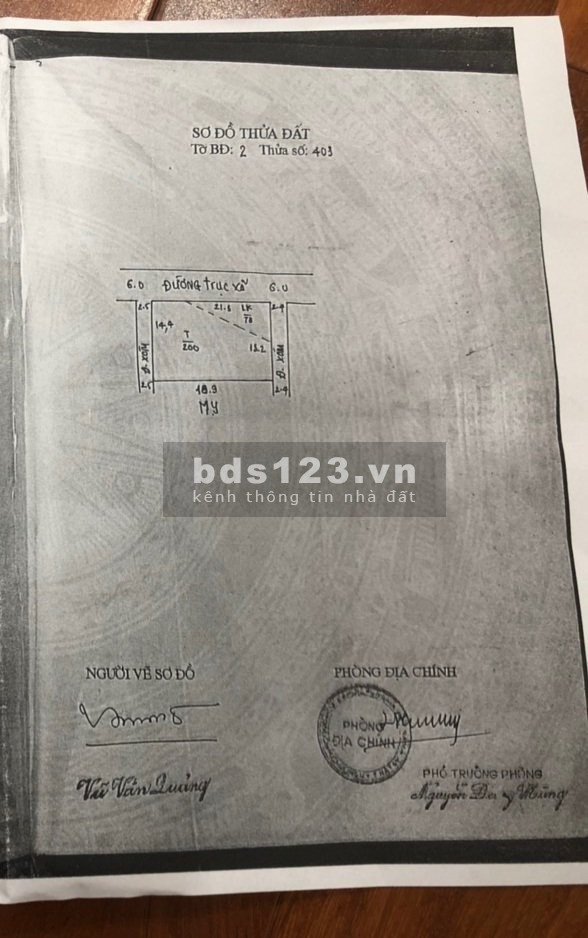 Bán nhà lô góc 2 mặt tiền kinh doanh buôn bán Phú Nghĩa, Chương Mỹ, Hà Nội, giá 1.7 tỷ