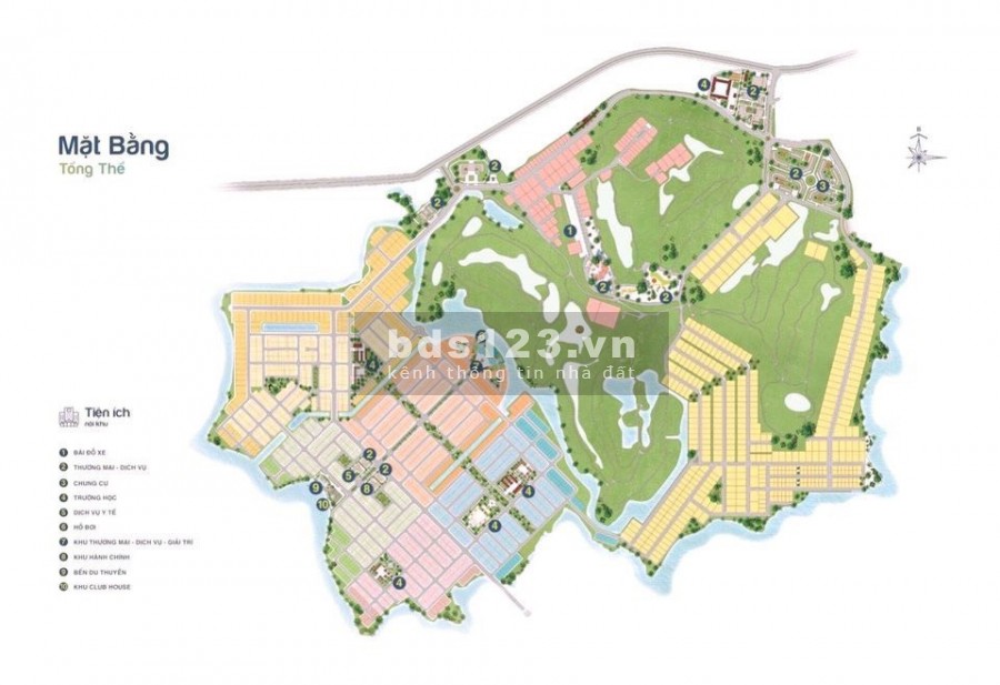 Đất nền biệt thự view sân golf ven sông.Đẳng cấp và khan hiếm tại khu vực phía Đông.