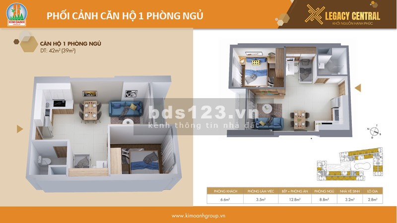 Legacy central Chỉ cần thanh toán 25% ngân hàng hỗ trợ cho vay 75%, thời hạn đến 25 năm.