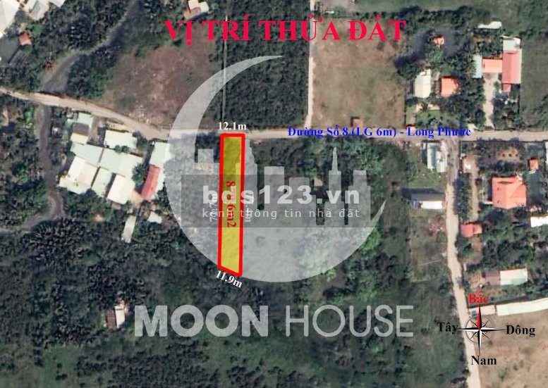 Diện tích 879m2 đất mặt tiền đường 8 Long Phước Thủ Đức lh 0907016378 Mr.Thông
