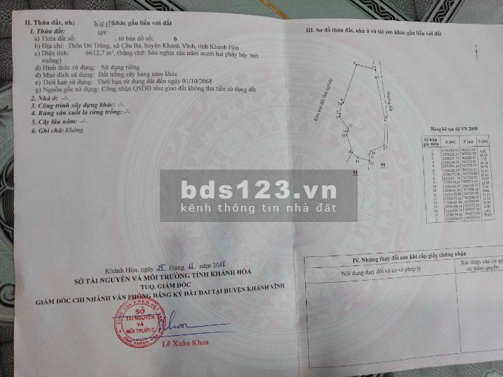 Bán đất ngang hơn 100m quy hoạch cây lâu năm gần QL27C thích hợp làm nhà vườn